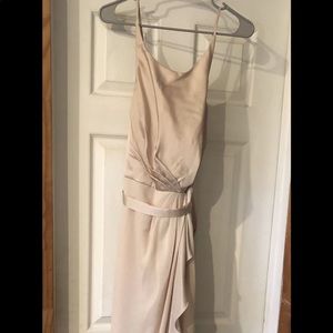 Vera Wang white collection bridesmaid dress